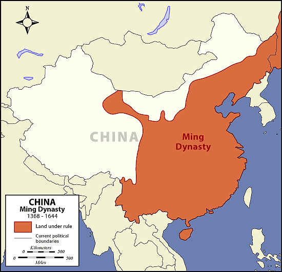Ming Dynasty Map - The Art of Asia - History and Maps