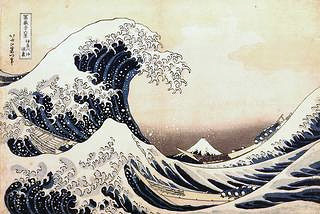 Hokusai Katsushika Published by Yohachi Nishimuraya, Under the Wave off Kanagawa, c.1829-1833, Color woodblock print, The Minneapolis Institute of Arts, Bequest of Richard P. Gale