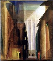 Lyonel Feininger, Barfüsserkirche II (Church of the Minorites II), 1926, Oil on canvas, Walker Art Center, Gift of the T. B. Walker Foundation, Gilbert M. Walker Fund