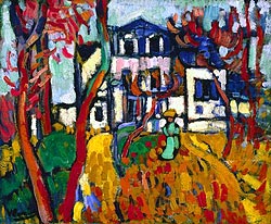 Maurice de Vlaminck, The Blue House, 1906, Oil on canvas, The Minneapolis Institute of Arts, Bequest of Putnam Dana McMillan