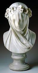 Raffaelo Monti, Veiled Lady, c. 1860, Marble, The Minneapolis Institute of Arts, The Collectors' Group Fund