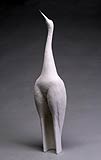 Ruth Duckworth, Untitled, Porcelain, wooden beak, 2004