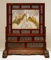 Standing Screen with Marble Panel