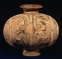 Cocoon-shaped Jar
