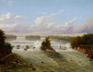 Seth Eastman, The Falls of St. Anthony, 1848, Anonymous lender