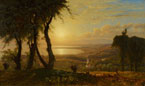 George Inness, View near Rome, 1871, Collection of John and Elizabeth Driscoll