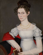 Ammi Phillips, Portrait of Catharina van Keuren, c. 1825, Collection of Samuel D. and Patricia N. McCullough