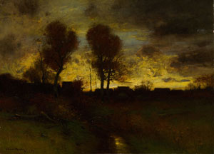 John Francis Murphy, Afternoon Light, 1887, Collection of John and Elizabeth Driscoll
