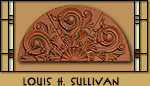 objects by Louis H. Sullivan