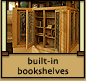 Nuts & Bolts: built-in bookshelves