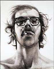 Chuck Close, Big Self-Portrait, 1967-1968, acrylic on canvas, Walker Art Center, Art Center Acquisition Fund