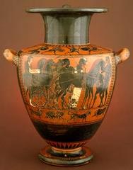 Black-figured Hydria by The Antimenes Painter, c. 530 B.C., Slip-glazed earthenware, The Minneapolis Institute of Arts, The John R. Van Derlip Fund