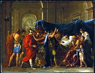 Nicolas Poussin, The Death of Germanicus, 1627, Oil on canvas, Minneapolis Institute of Arts, The William Hood Dunwoody Fund