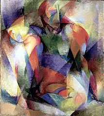 Stanton Macdonald-Wright, Synchromy in Green and Orange, 1916, oil on canvas, Walker Art Center, Gift of the T. B. Walker Foundation, Hudson D. Walker Collection